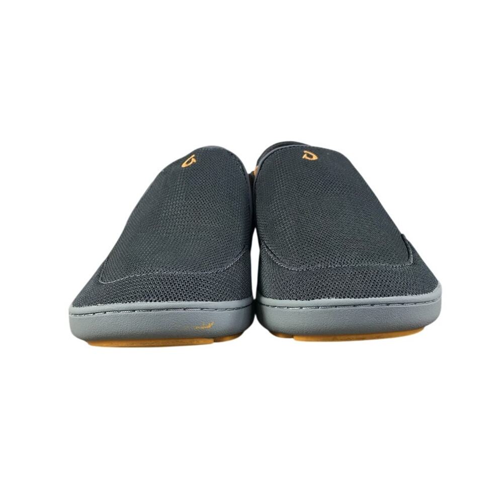 OLUKAI Nohea Mesh Slip-On Convertible Shoe Men 10.5 Gray Everyday Travel Comfort - Picture 4 of 10